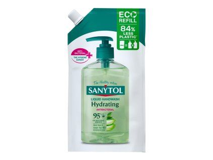Sanytol tekuté mydlo dezinfekčné, hydratujúce, náhradná náplň, aloe vera, 500 ml
