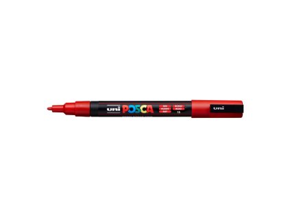 Popisovač uni POSCA PC-3M červený