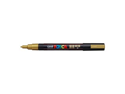 Popisovač uni POSCA PC-3M zlatý