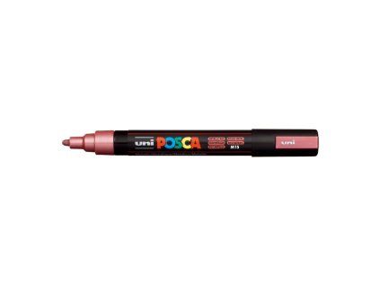 Popisovač uni POSCA PC-5M metalicky červený
