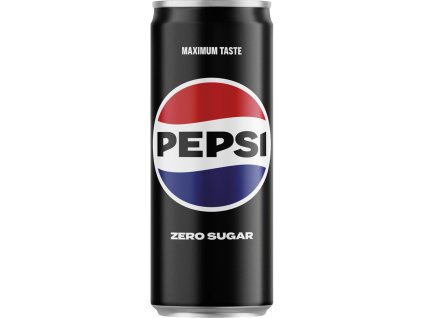 Pepsi ZERO Sugar plechovka 24 x 0,33 l