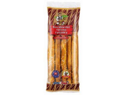 Tyčinky Gazdovské točené extra hrubé sypané soľou 100g