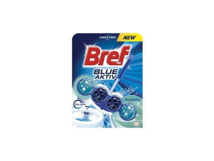 Bref Color Aktiv WC závesný blok tuhý 50 g Eukalyptus