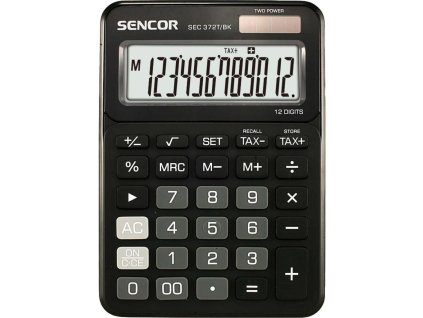 Kalkulačka Sencor SEC 372T/BK čierna