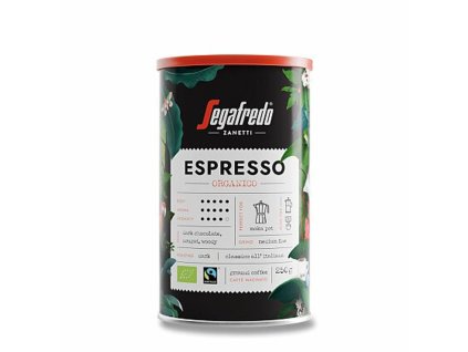 Káva Segafredo Espresso Organico mletá 250g