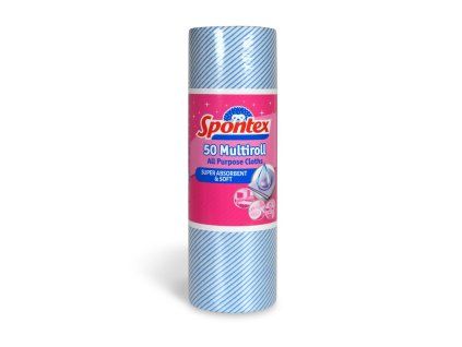 Utierka viacúčelová SPONTEX Multiroll, 50 útržkov
