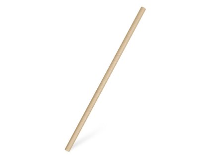 Slamka papierová JUMBO natural 25 cm, Ø 8 mm (100 ks)