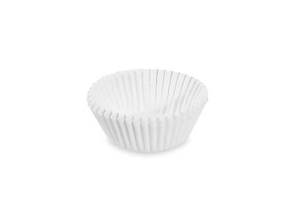 Cukrárenské košíčky biele priemer 35 x 20 mm (1000 ks)