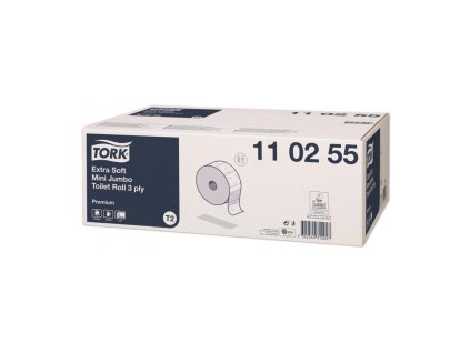 Toaletný papier 3-vrstv. TORK Jumbo mini extra jemný biely T2 (12ks)