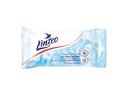 Vlhčené obrúsky Linteo na dennú potrebu, 15 ks