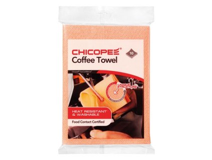 Utierka COFFEE TOWEL 43 x 32 cm, oranžová 10 ks