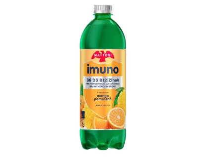 Minerálna voda MATTONI IMUNO jemne sýtená mango,pomaranč 6 x 0,7l