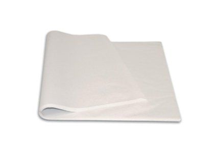 Tenký baliaci papier biely 25g/m2 hárky 70 x 100 cm