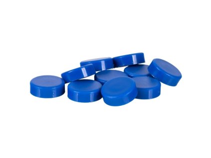 Magnety Q-CONNECT okrúhle, 20 mm, 10 ks, modré