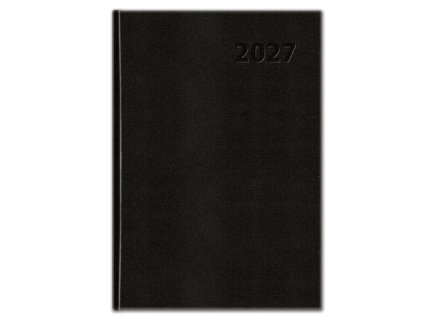 Diár týždenný B5 16,5 x 24,5 cm Manager 2027 - čierny