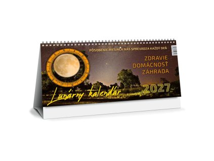 Stolový kalendár stĺpcový 28,5 x 13 cm - Lunárny 2027