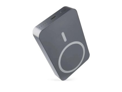 Power banka EMOS WI 1046, 10 000 mAh, 20 W+Wireless, šedá