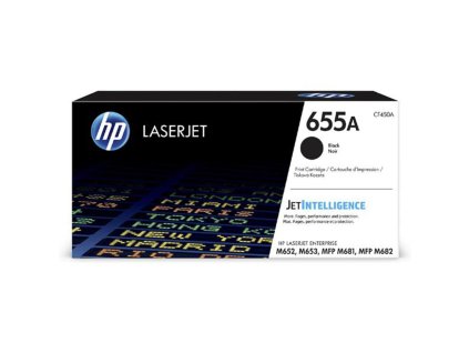 Toner HP 655A Black Original LaserJet Cartridge (CF450A)