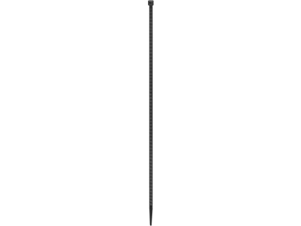 Sťahovacia páska na káble DONAU TECH 300x4.8mm, 100ks, čierna
