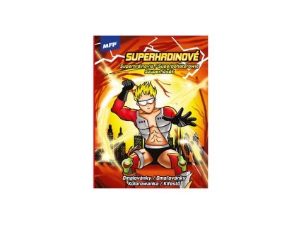 Maľovanka A4 Superhrdinovia