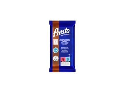 Vlhčené utierky PRESTO na drevo 72 ks