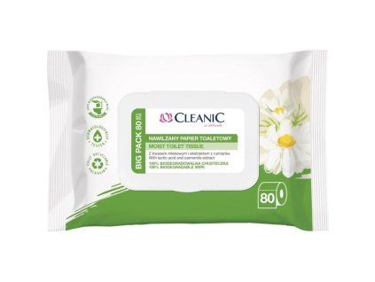 Vlhčený toaletný papier Cleanic 80ks