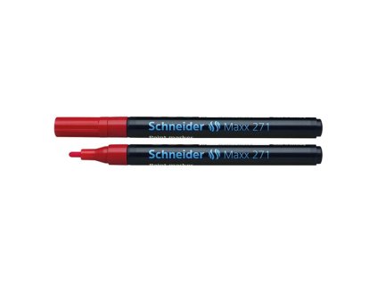 Lakový popisovač Schneider 271 červený