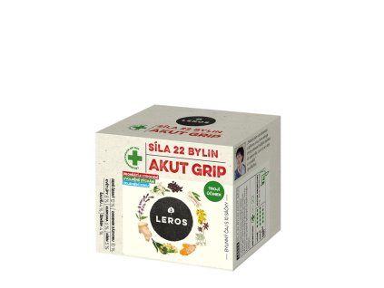 Čaj LEROS Bylinný Natur Sila 22 bylín Akút Grip 10 x 2,5g