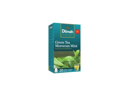 Čaj Dilmah zelený HB Moroccan mint 20 x 1,5 g