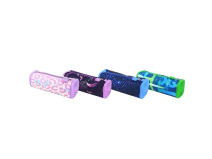 Puzdro na perá DONAU Silikón+Polyester, mix motívov, 12 ks