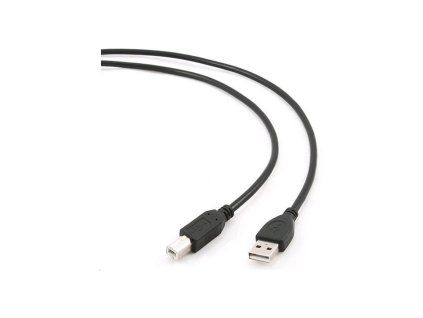 Prepojovací kábel Gembird USB 2.0 (AM) na USB 2.0 (BM) 1,8 m čierny