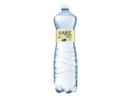 Pramenitá voda Rajec BIO nesladená Ruža a černica 6 x 1,5 ℓ