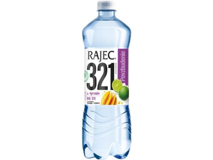 Pramenitá voda Rajec 321 Povzbudenie- mango a limetka 8 x 0,75 ℓ