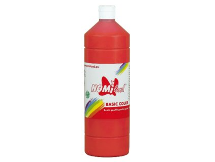 Temperová farba Nomiland BasicColor svetločervená 1000ml
