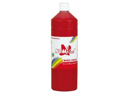 Temperová farba Nomiland BasicColor tmavočervená 1000ml