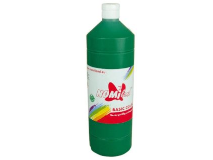 Temperová farba Nomiland BasicColor tmavozelená 1000ml