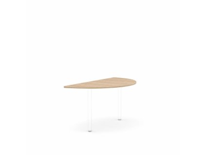 Doplnkový stôl bez nohy BASIC, 160x2,2x80cm, agát svetlý
