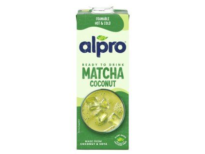 Kokosovo-sójový nápoj Alpro Matcha 1ℓ