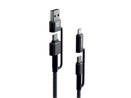 Kábel USB Swissten KEVLAR 4in1