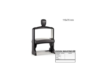 Pečiatka Trodat Professional 5212 116x70mm - odtlačok čierny