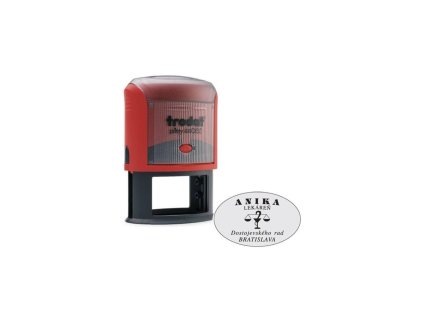 Pečiatka Trodat 44055 elipsa 55x35mm - odtlačok čierny