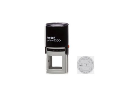 Pečiatka Trodat Printy 46050 Ø 50mm - odtlačok čierny