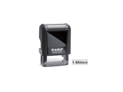 Pečiatka Trodat Printy 4910 26x10mm - odtlačok čierny