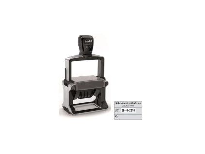 Pečiatka Trodat Professional dater 5474 60x40mm - odtlačok modrý