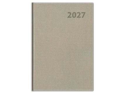 Diár týždenný B5 16,5 x 24,5 cm Manager 2027 - platinový