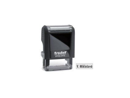 Pečiatka Trodat Printy 4910 26x10mm - odtlačok modrý