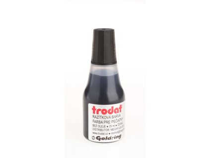 Pečiatková farba Trodat 7010 čierna, 25ml