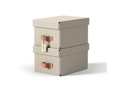 Úložný box Leitz Puro, kartón, veľkosť S, 2ks