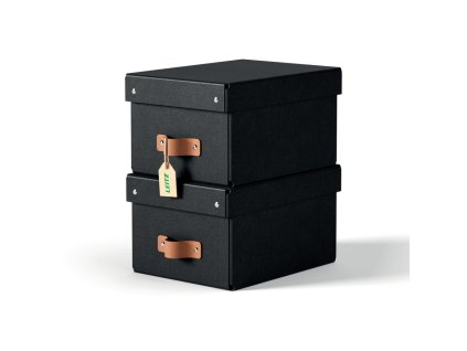 Úložný box Leitz Puro, kartón, veľkosť S, 2ks