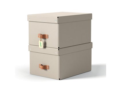 Úložný box Leitz Puro, kartón, veľkosť M, 2ks